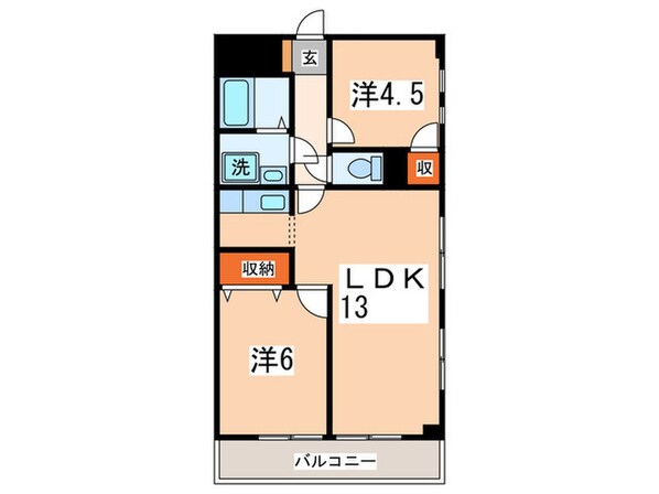 ベルメゾン市ヶ尾の物件間取画像